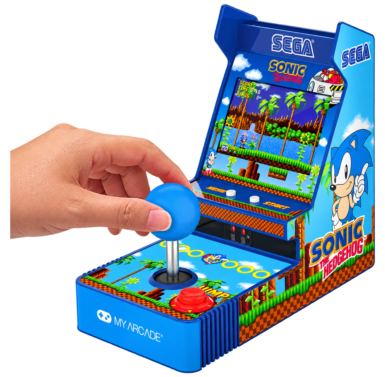 JOYSTICK PLAYER SONIC THE HEDGEHOG PORTABLE RETRO