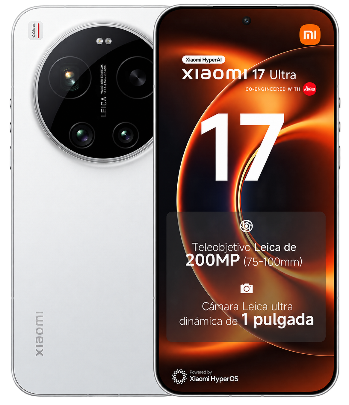 XIAOMI 17 Ultra Smartphone de 16+512GB Blanco Teleobjetivo Leica de 200 MP